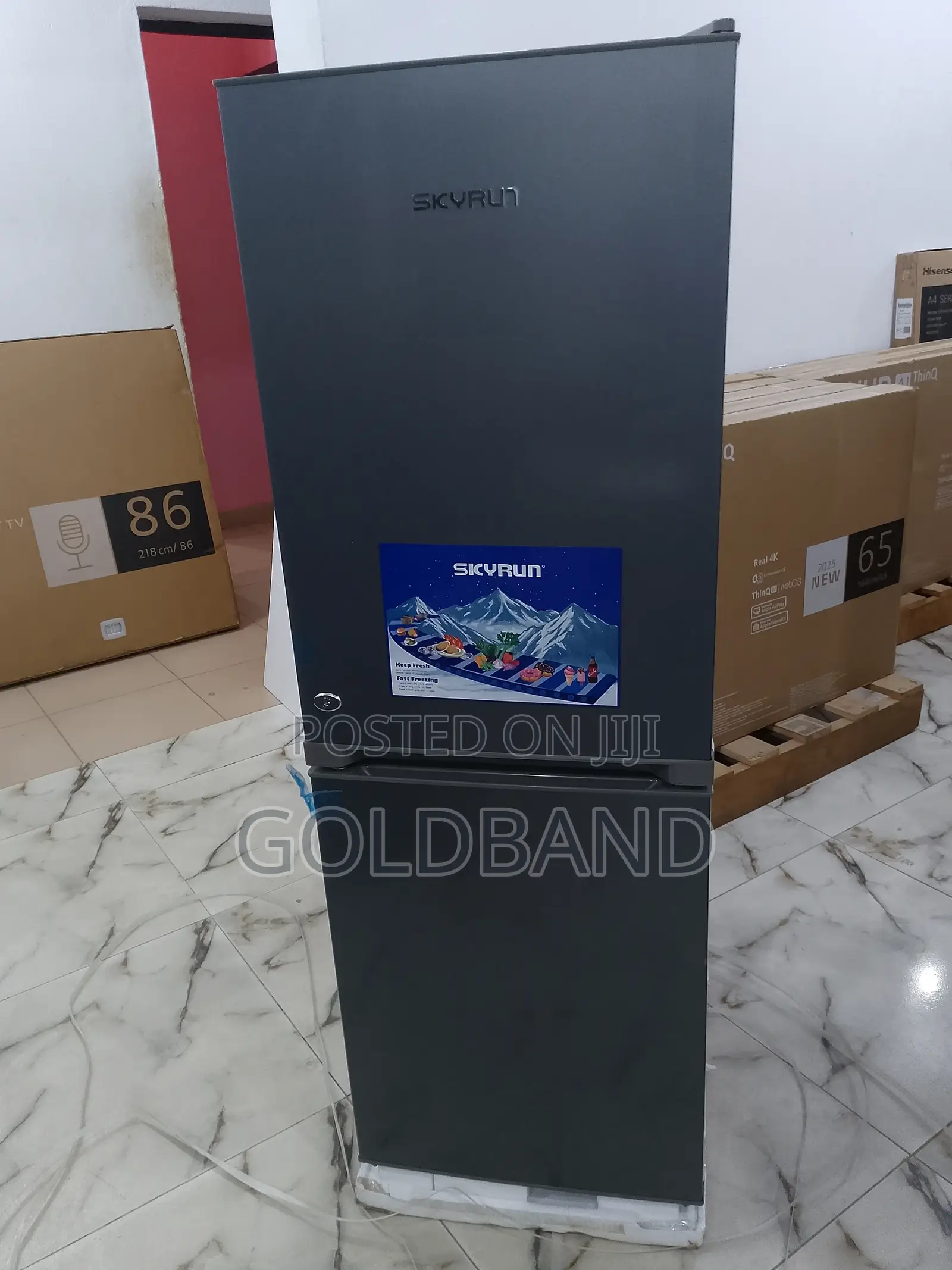 Skyrun BCD- 170l Speedy Cooling Double Door Refrigerator