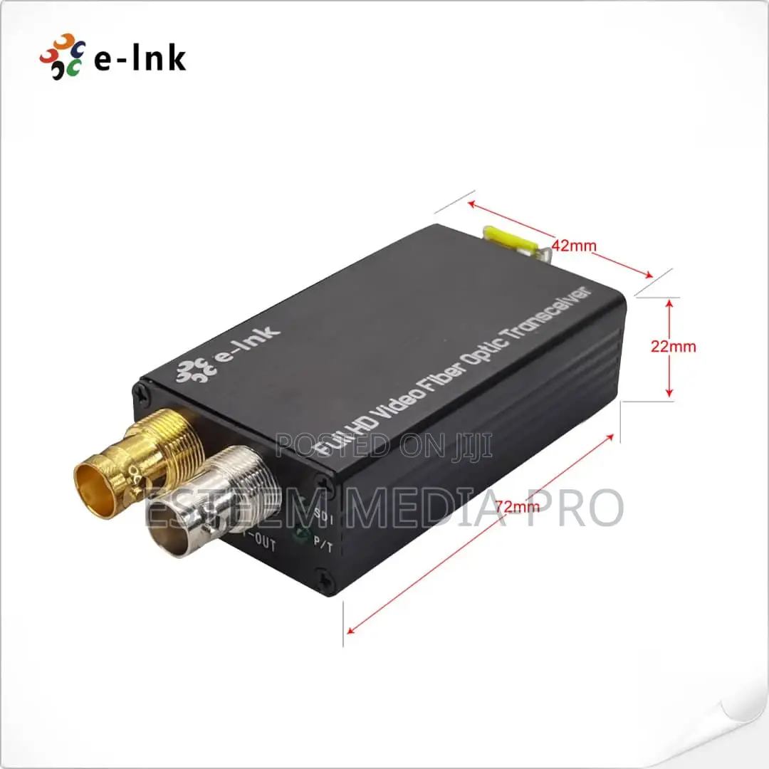 E-Link LNK-MHD-1v Hd Sdi Fiber Converter Wit SFP Transceiver