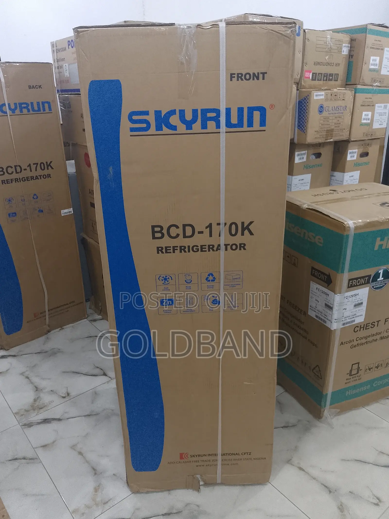 Skyrun BCD- 170l Large Capacity Double Door Refrigerator