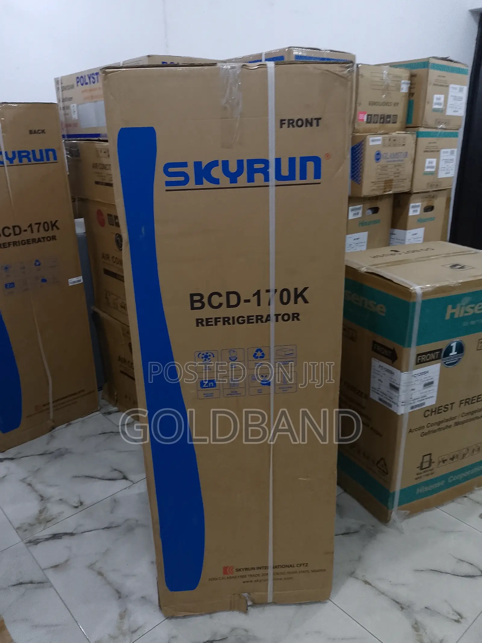 Skyrun BCD- 170l Triple Cool Double Door Refrigerator