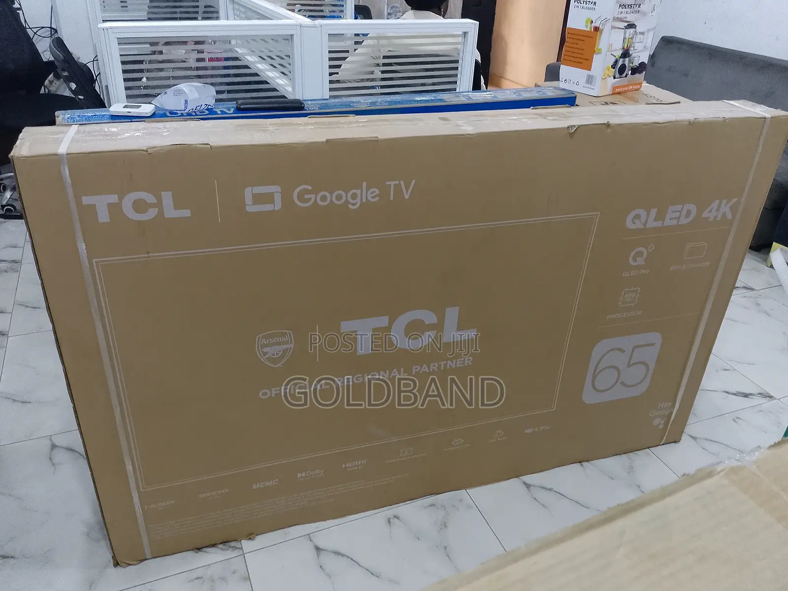 TCL 65"Ultra Hd Qled Crystal Clear Smart Television