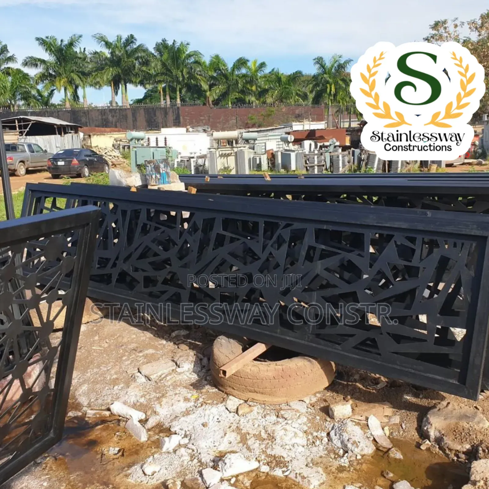 Lasercut Fence Grill Finishing
