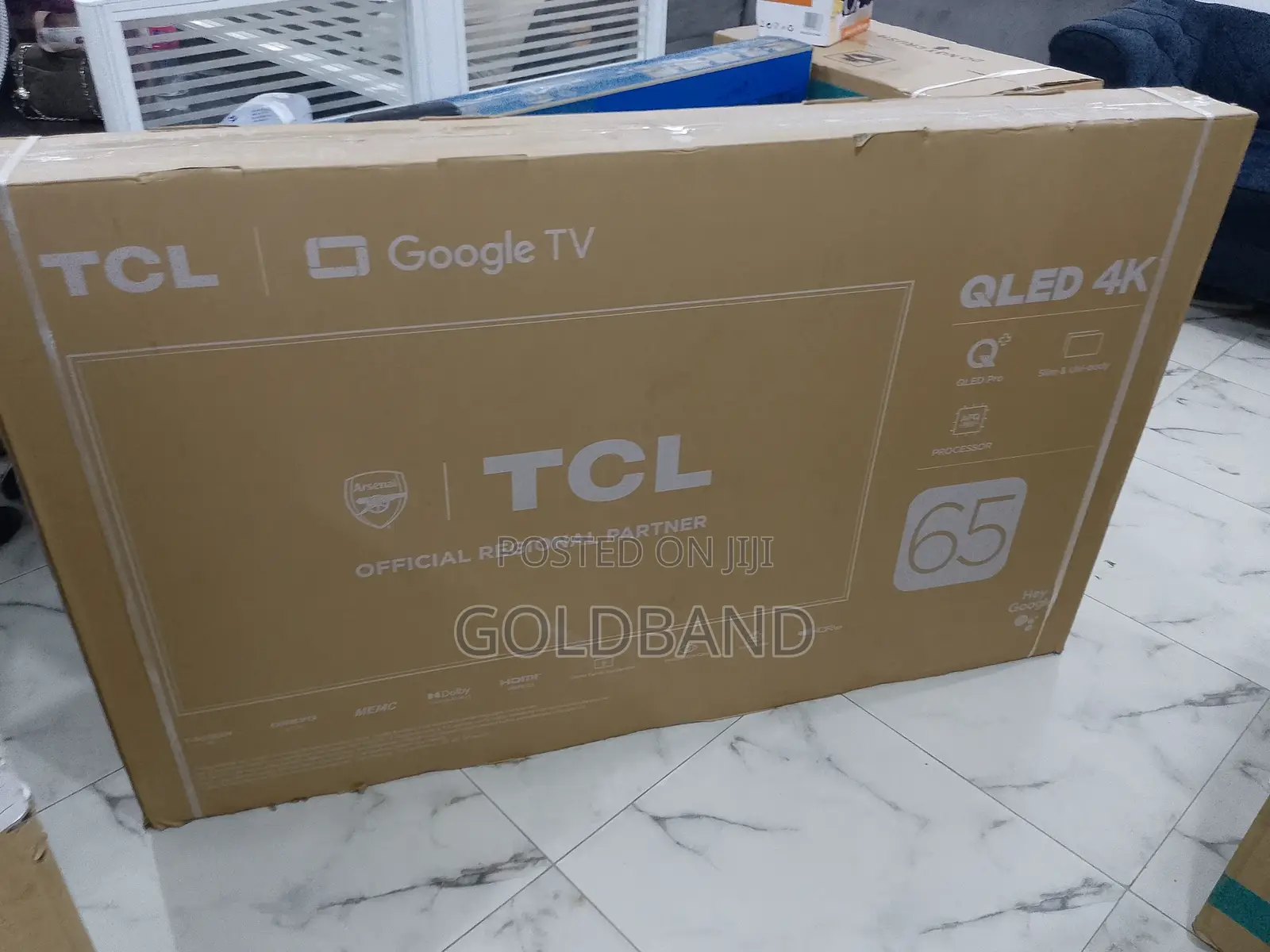 TCL 65"Ultra Hd HDR Qled Sleek Smart Television