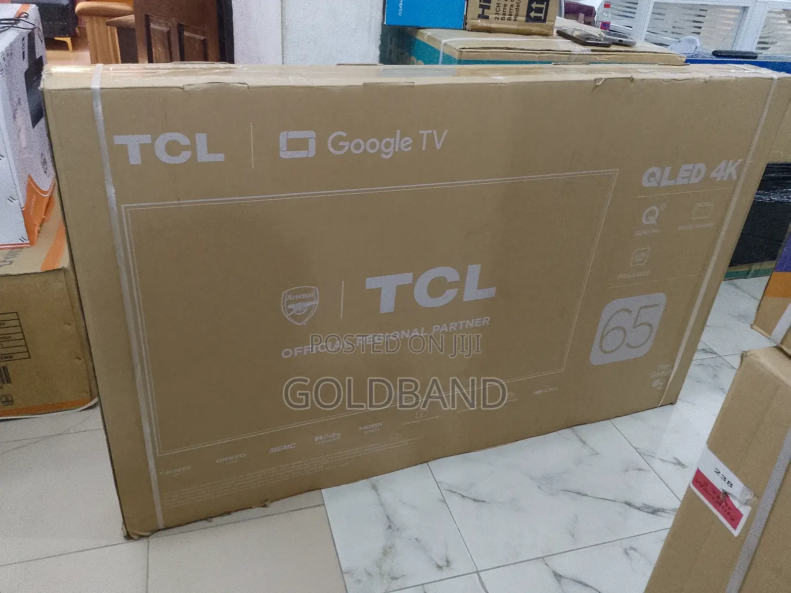 TCL 65"Ultra Hd HDR Qled Sound Sync Smart Television