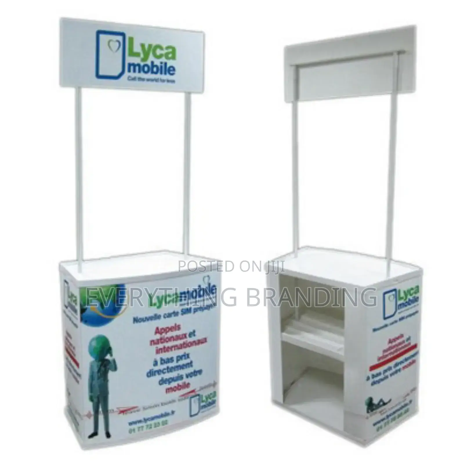 Promotional Table for Advertisement