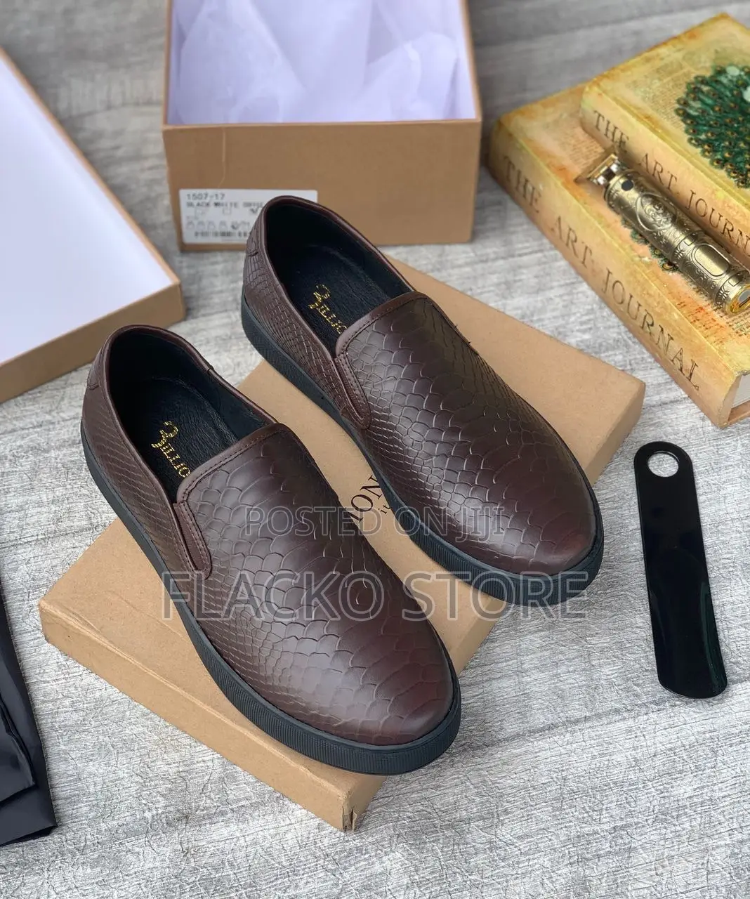 Original Billionaire Casual Leather Sneakers