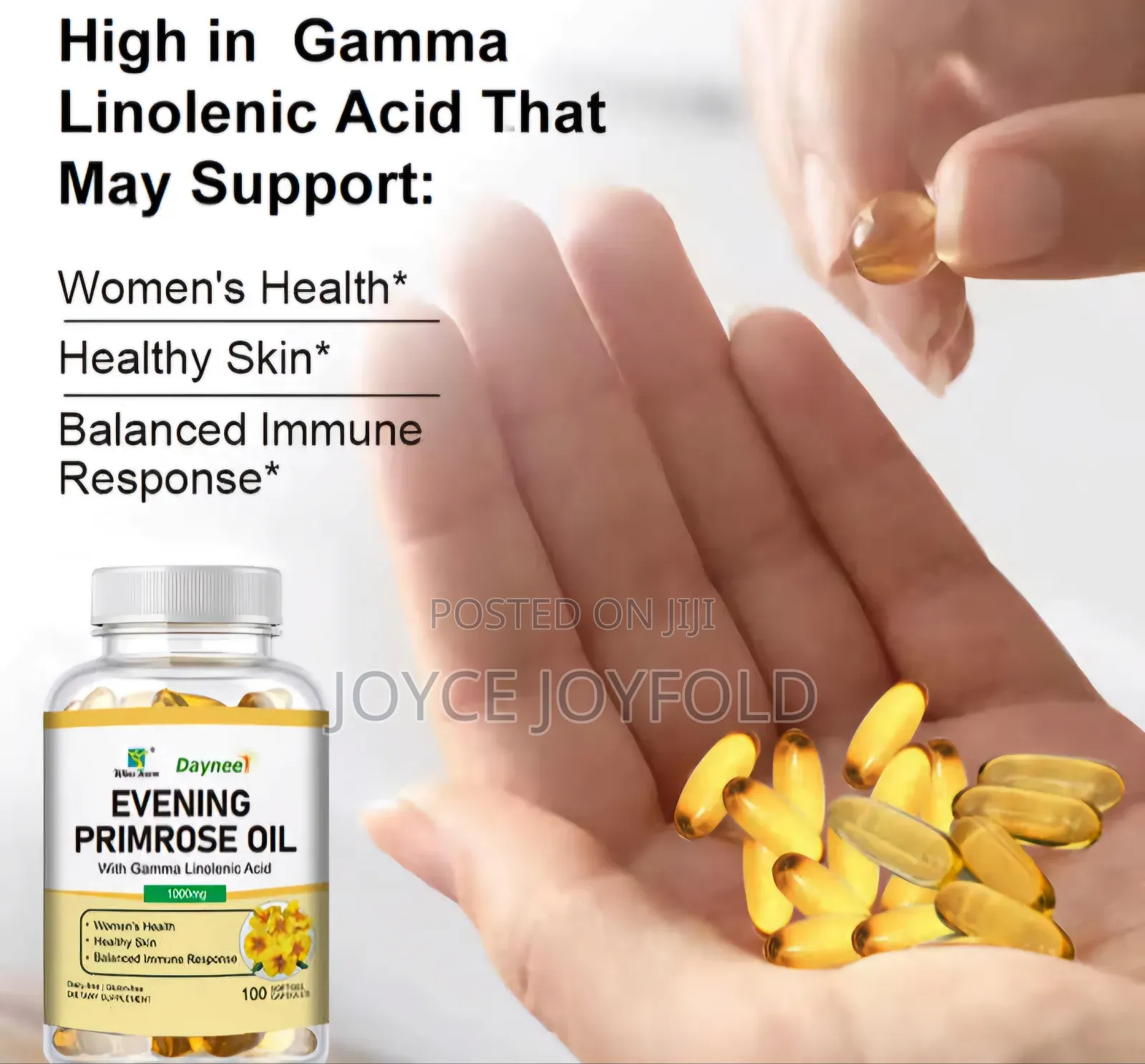 Evening Primrose- Women's Health, Balanced Immune Response