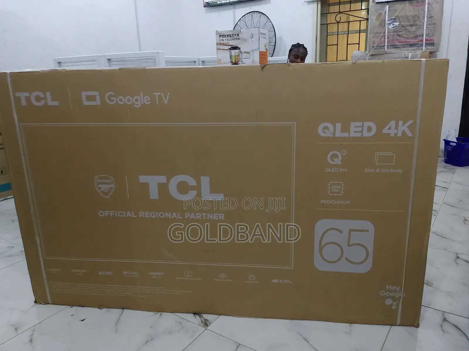 TCL 65"Ultra Hd Qled Edge to Edge Smart Television