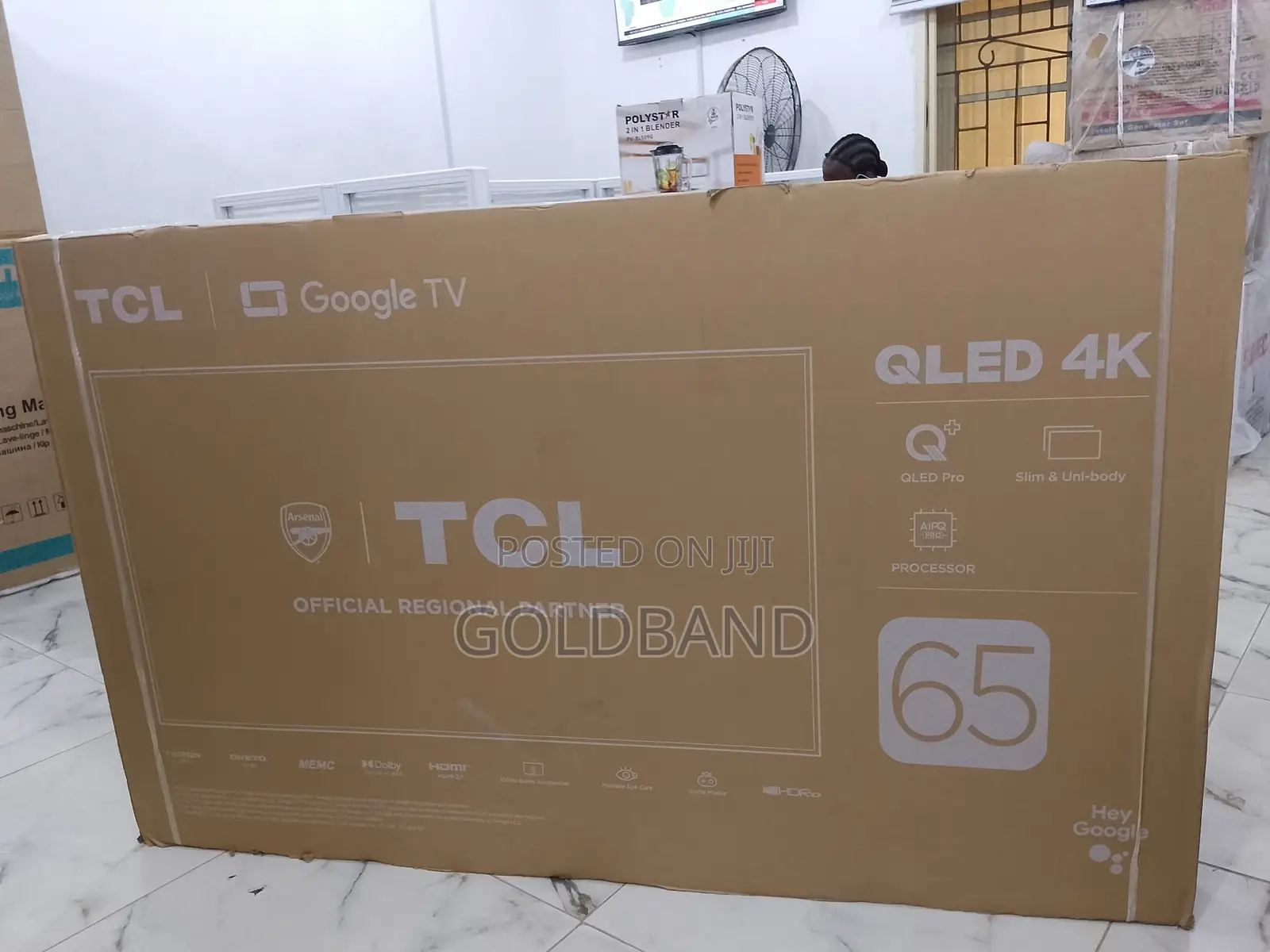 TCL 65"Ultra Hd Qled Picture Perfect Google Television