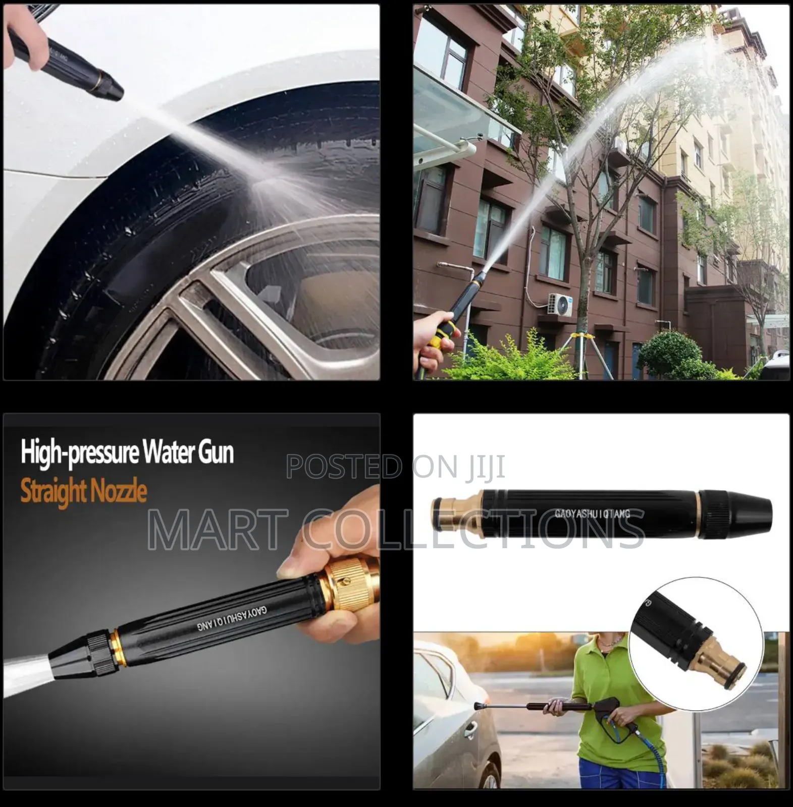 4pcs/Set High Pressure Multifunction Washing Water Gun Spray