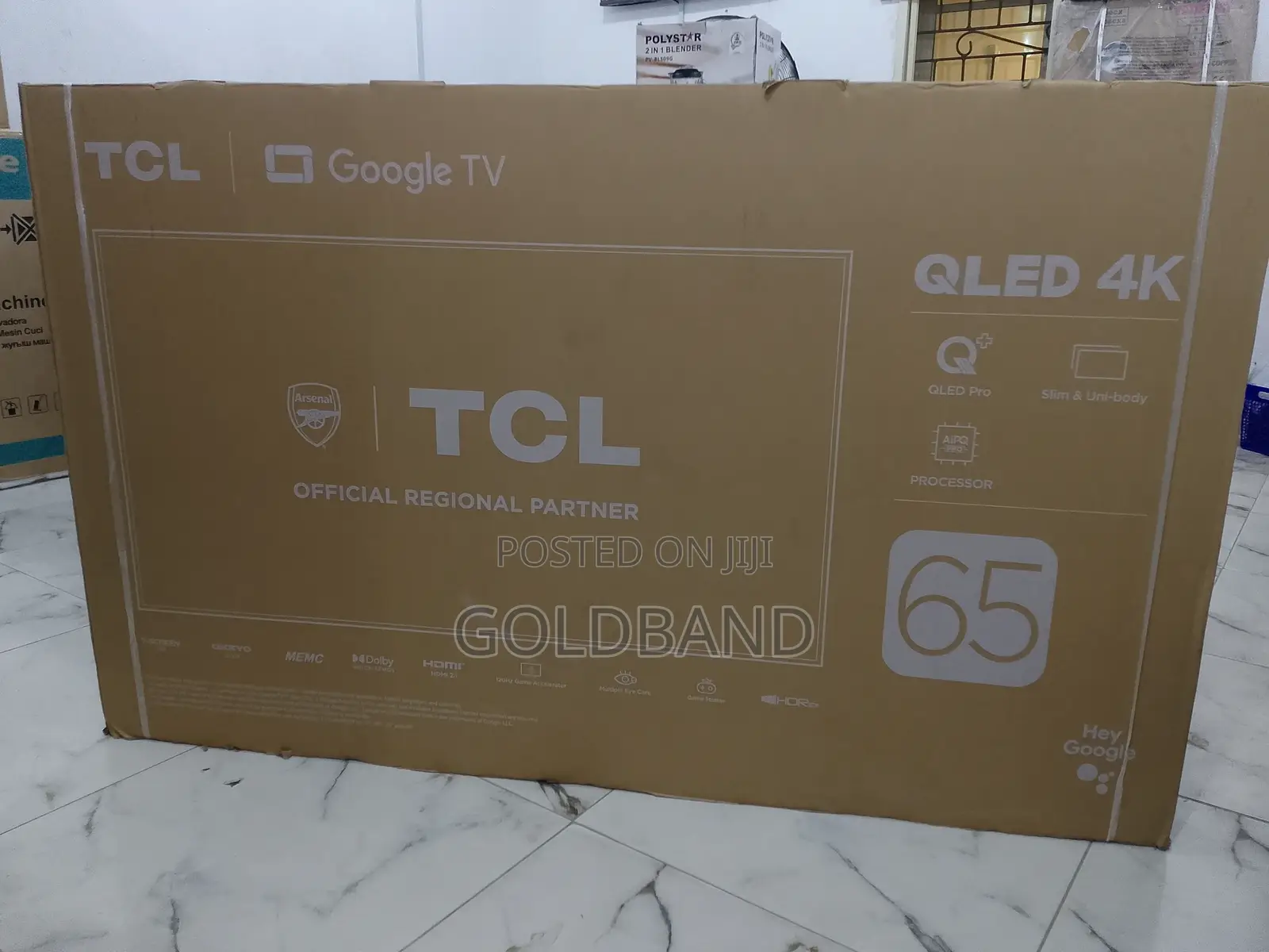 TCL 65"Ultra Hd Qled Fast Response Google Television