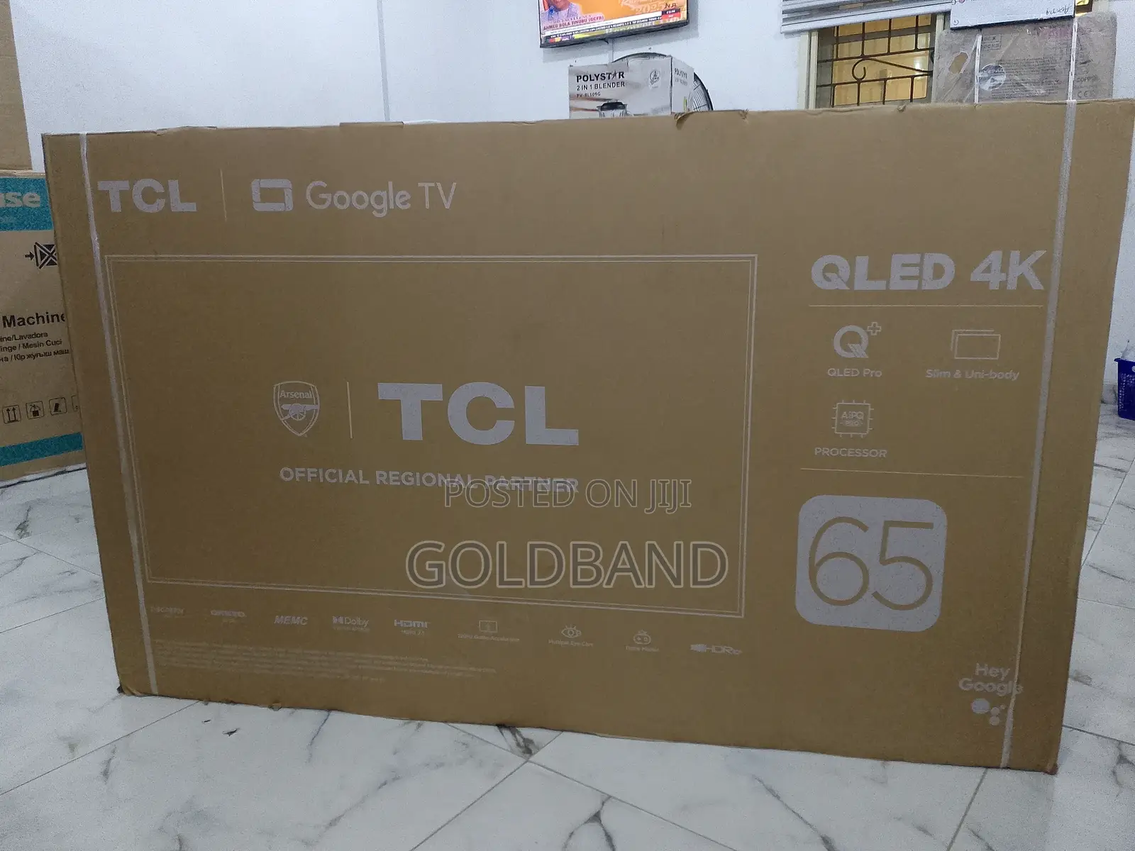 TCL 65"Ultra Hd Qled Gaming Edge Google Television