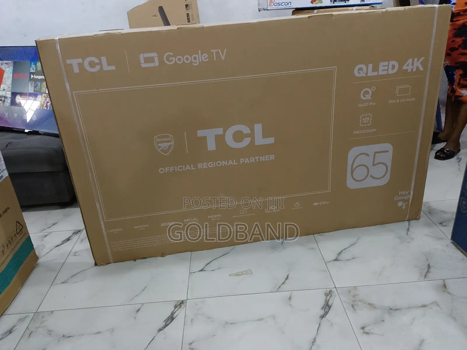 TCL 65"Ultra Hd HDR Qled Smart Google Tv