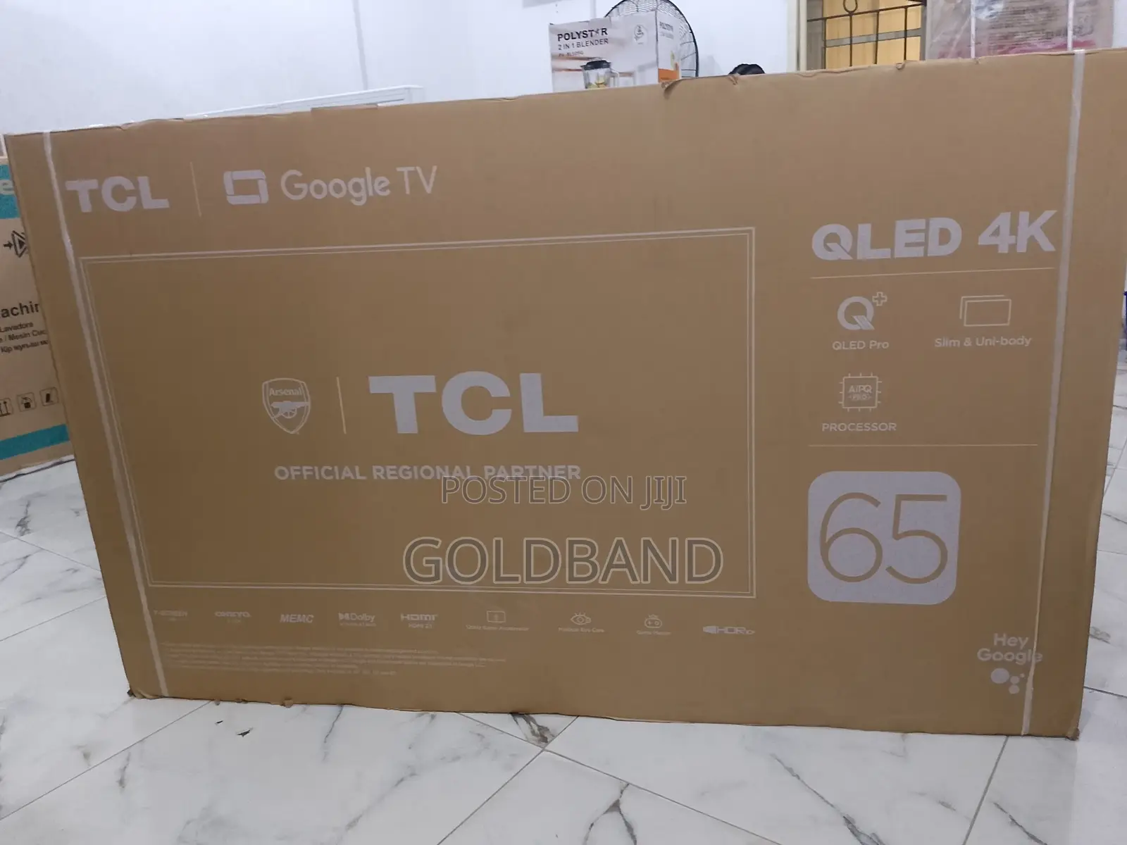 TCL 65 Inches Hd HDR Qled Smart Google Tv