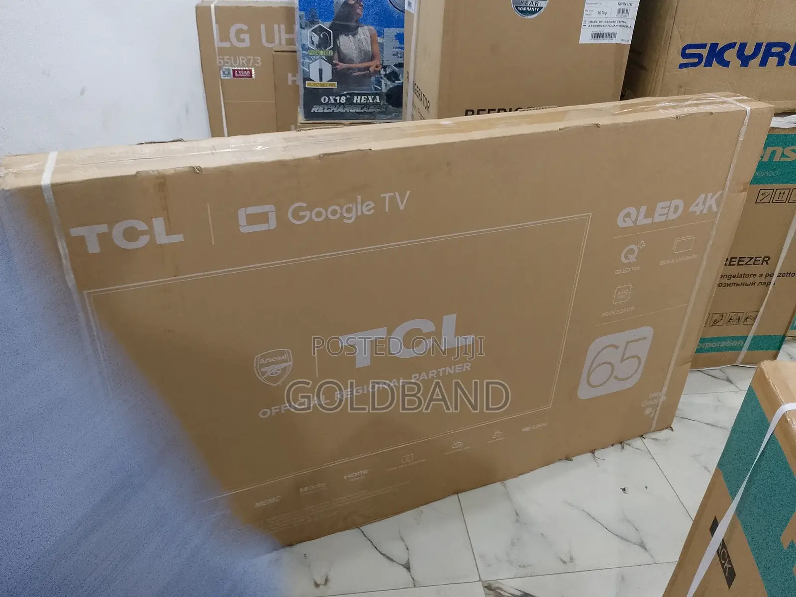 TCL 65 Inches Hd HDR Qled Smart Google Tv