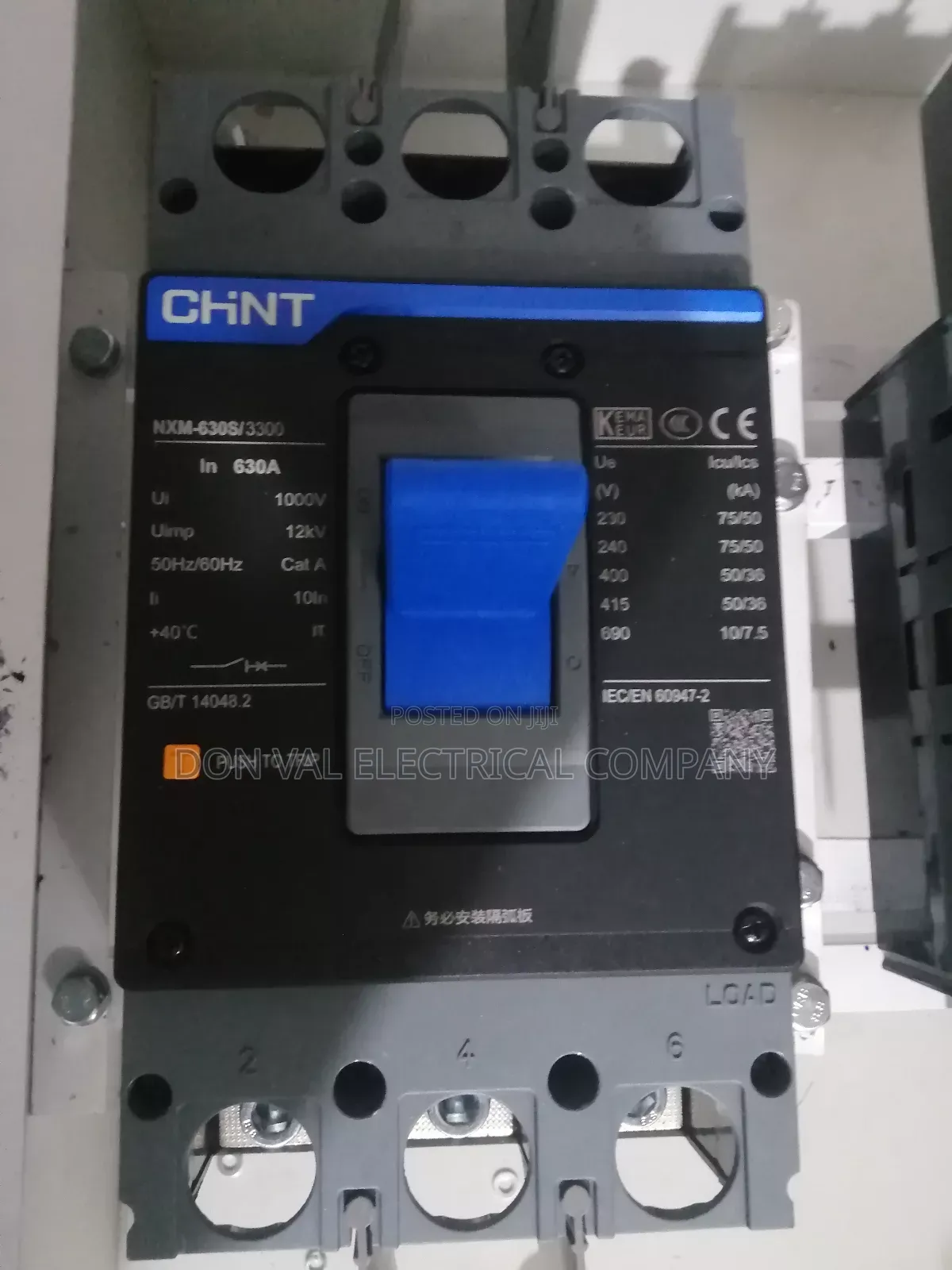 630amps Breaker (Chint Electric)