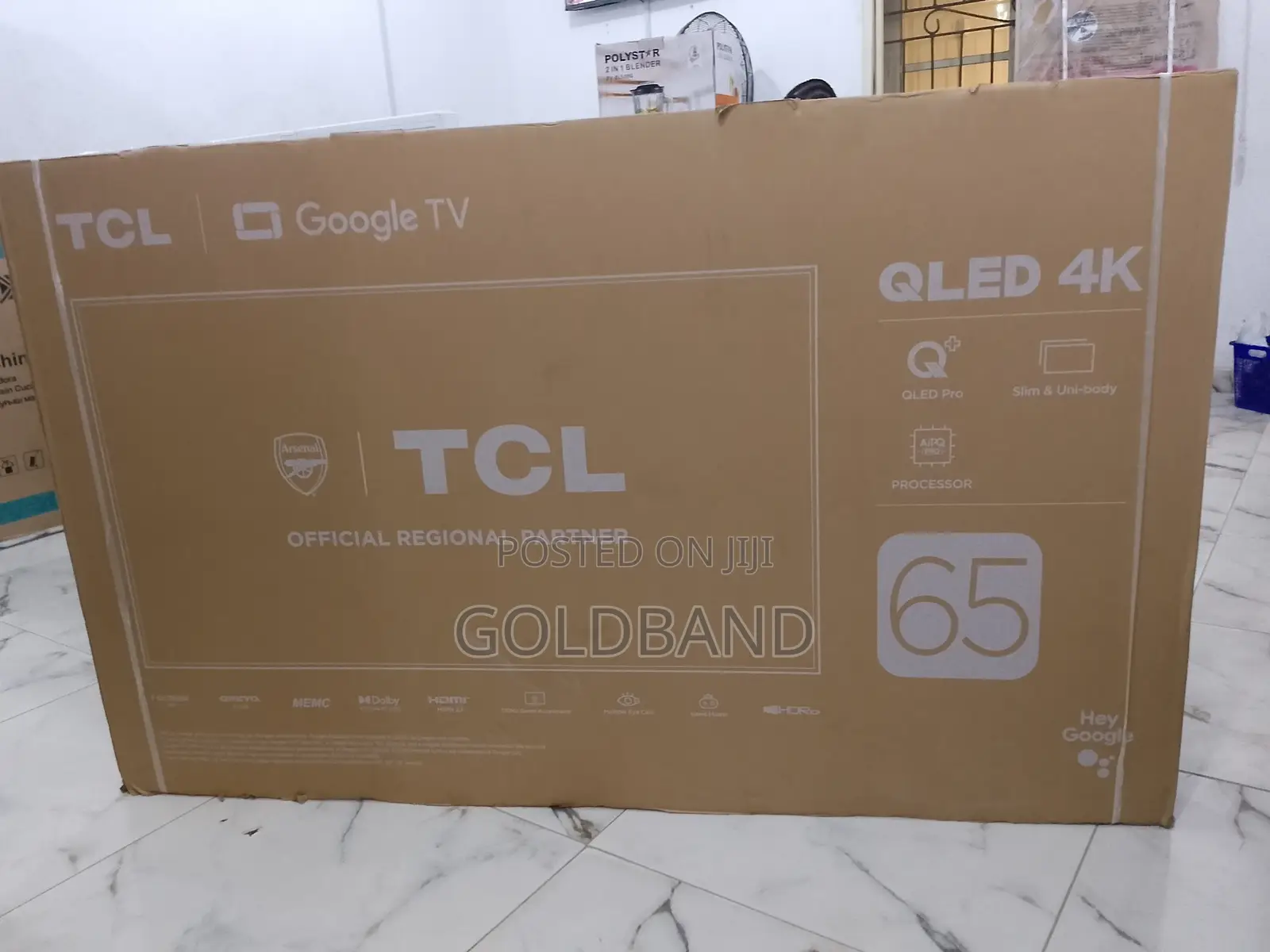 TCL 65 Inches Hd HDR Qled Picture Perfect Smart Google Tv