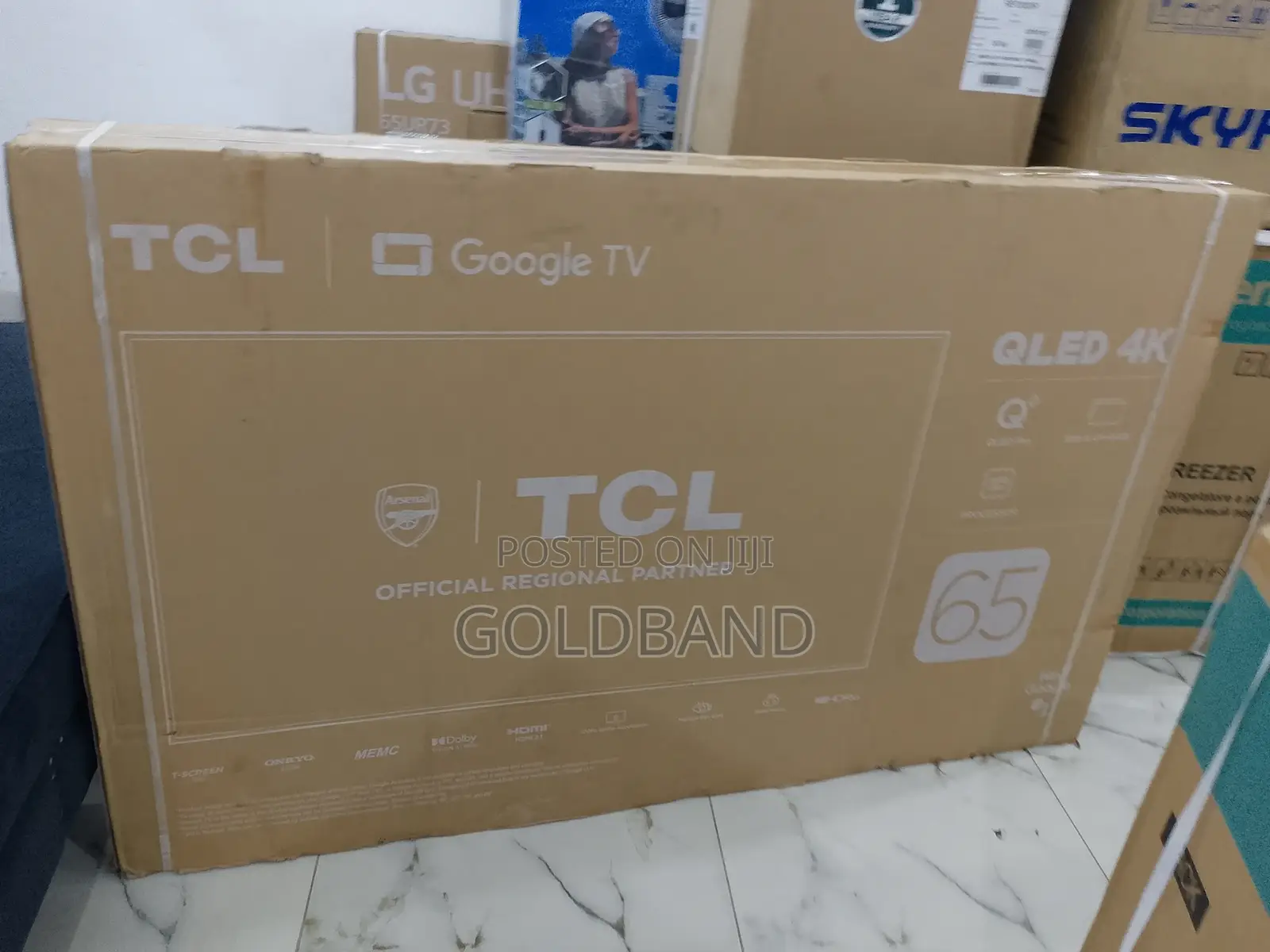 TCL 65 Inches High Definition HDR Qled Smart Google Tv