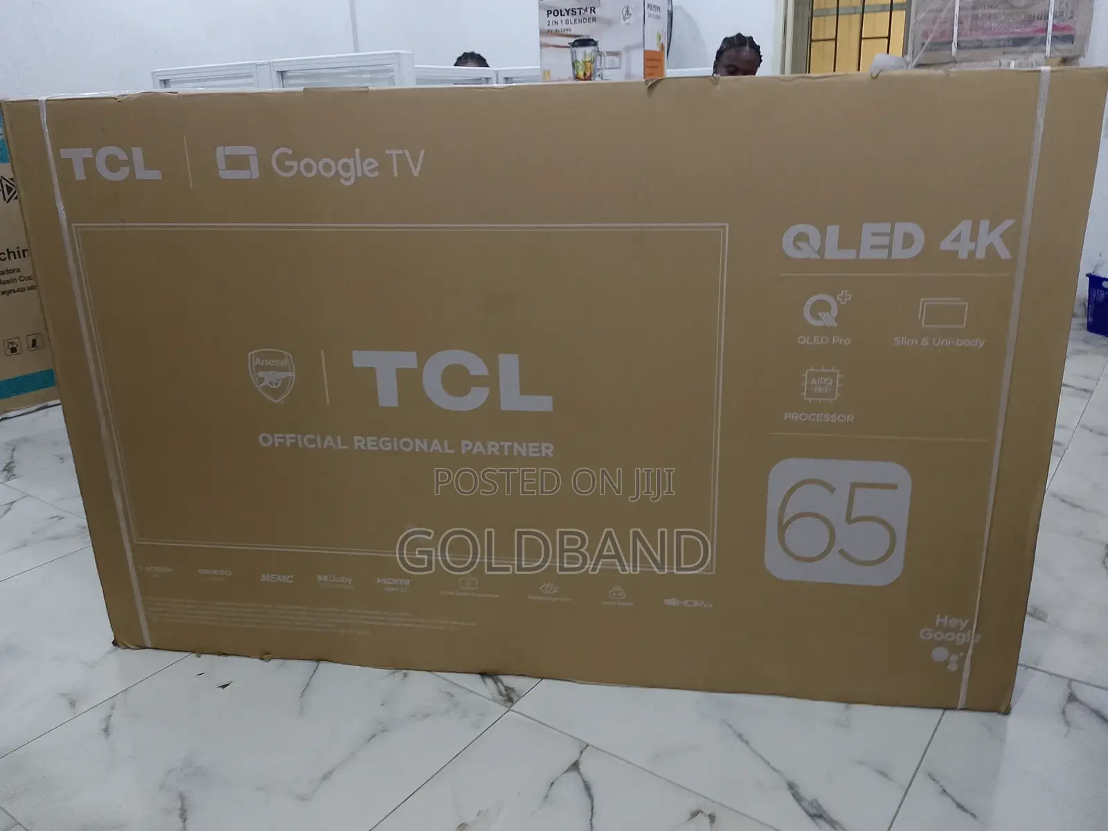 TCL 65 Inches High Definition HDR Qled Smart Google Tv