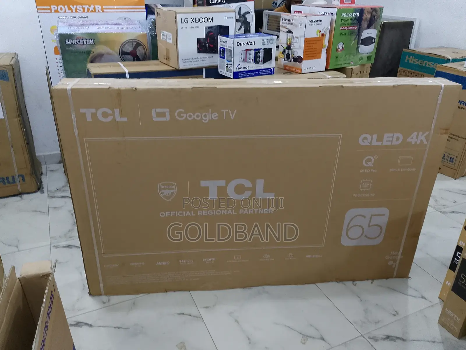 TCL 65 Inches Hd HDR Qled Sound Sync Smart Google Tv