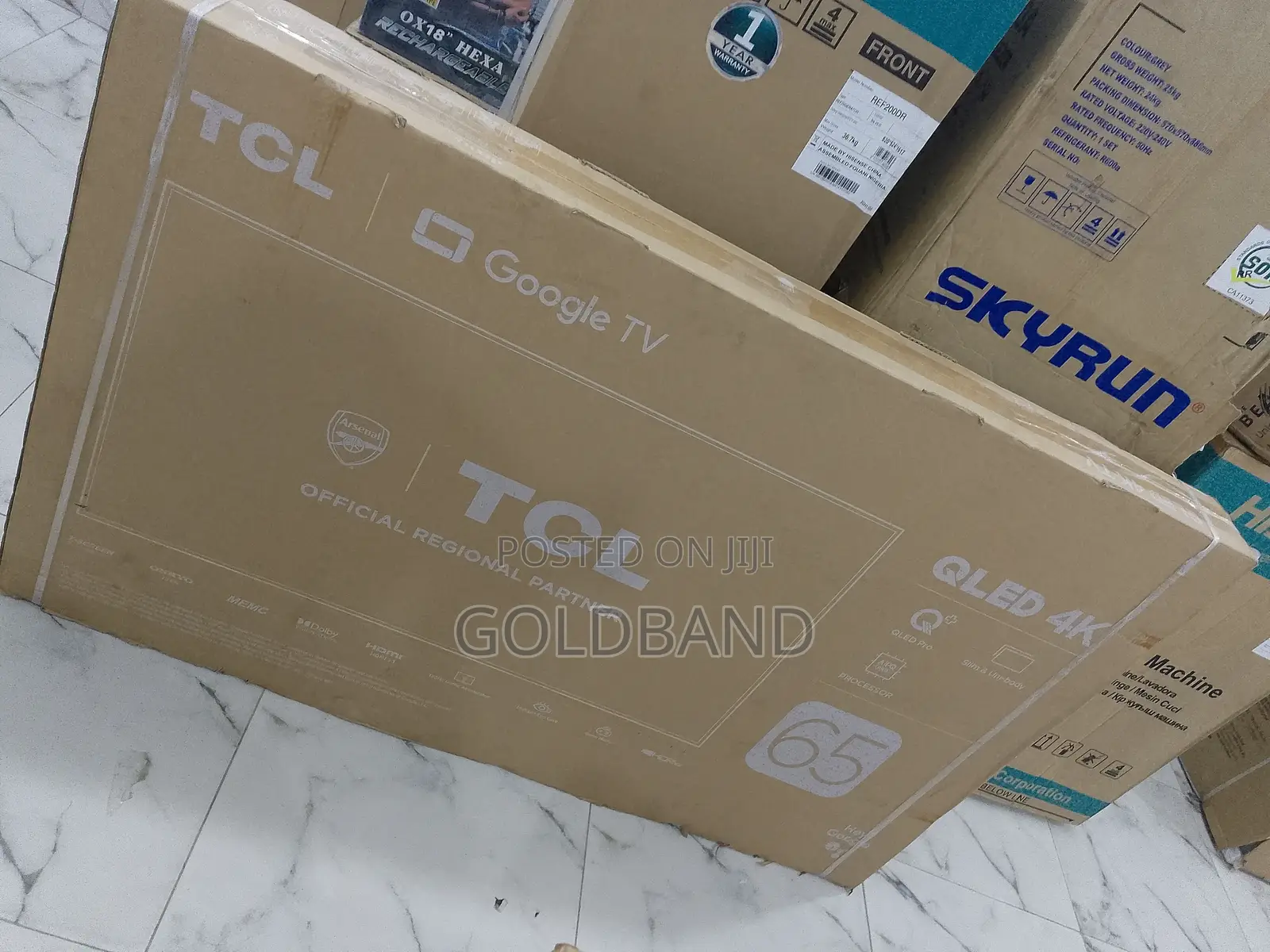 TCL 65 Inches Hd HDR Qled Sound Sync Smart Google Tv