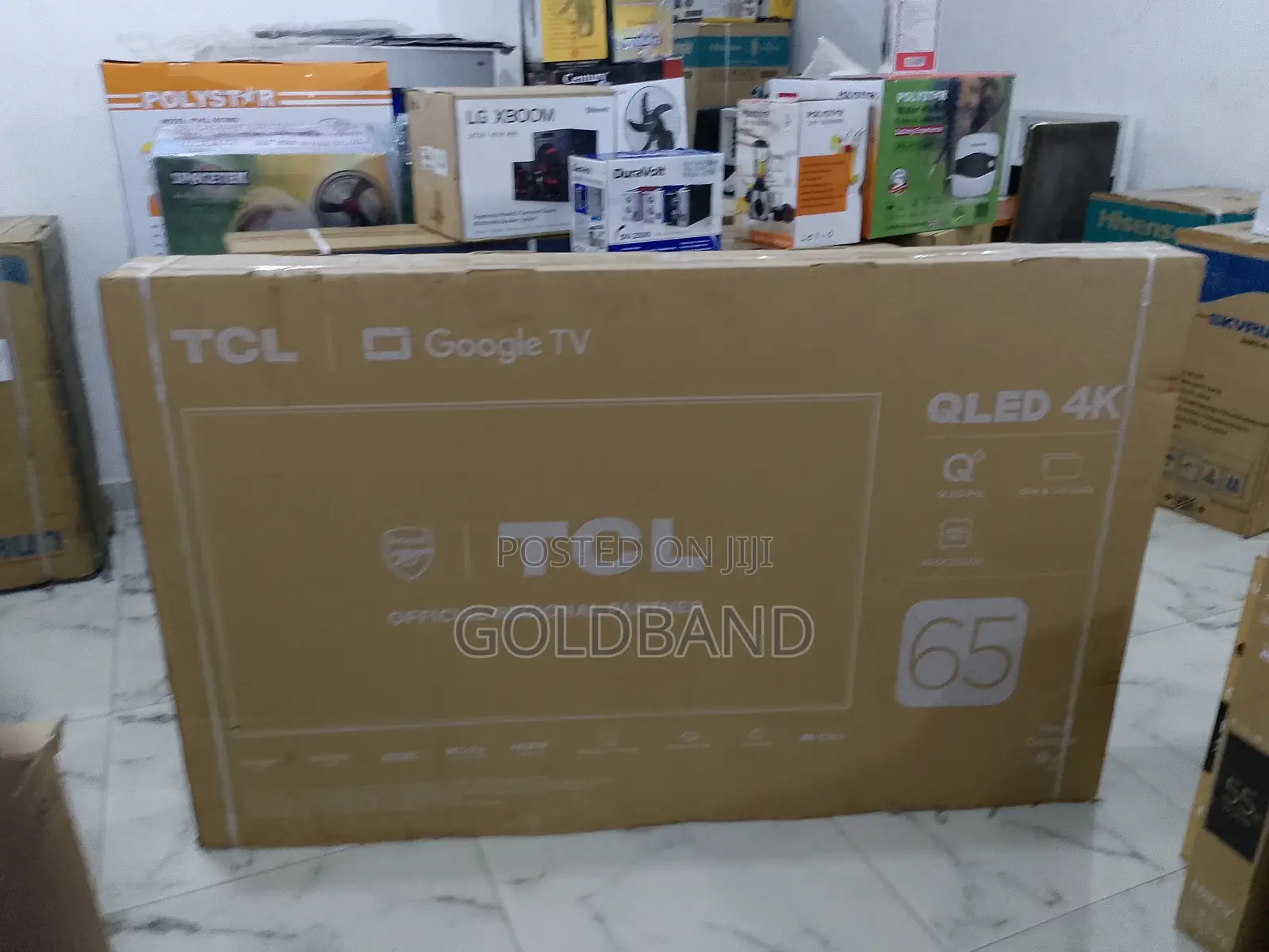 TCL 65 Inches Hd Resolution HDR Qled Smart Google Tv