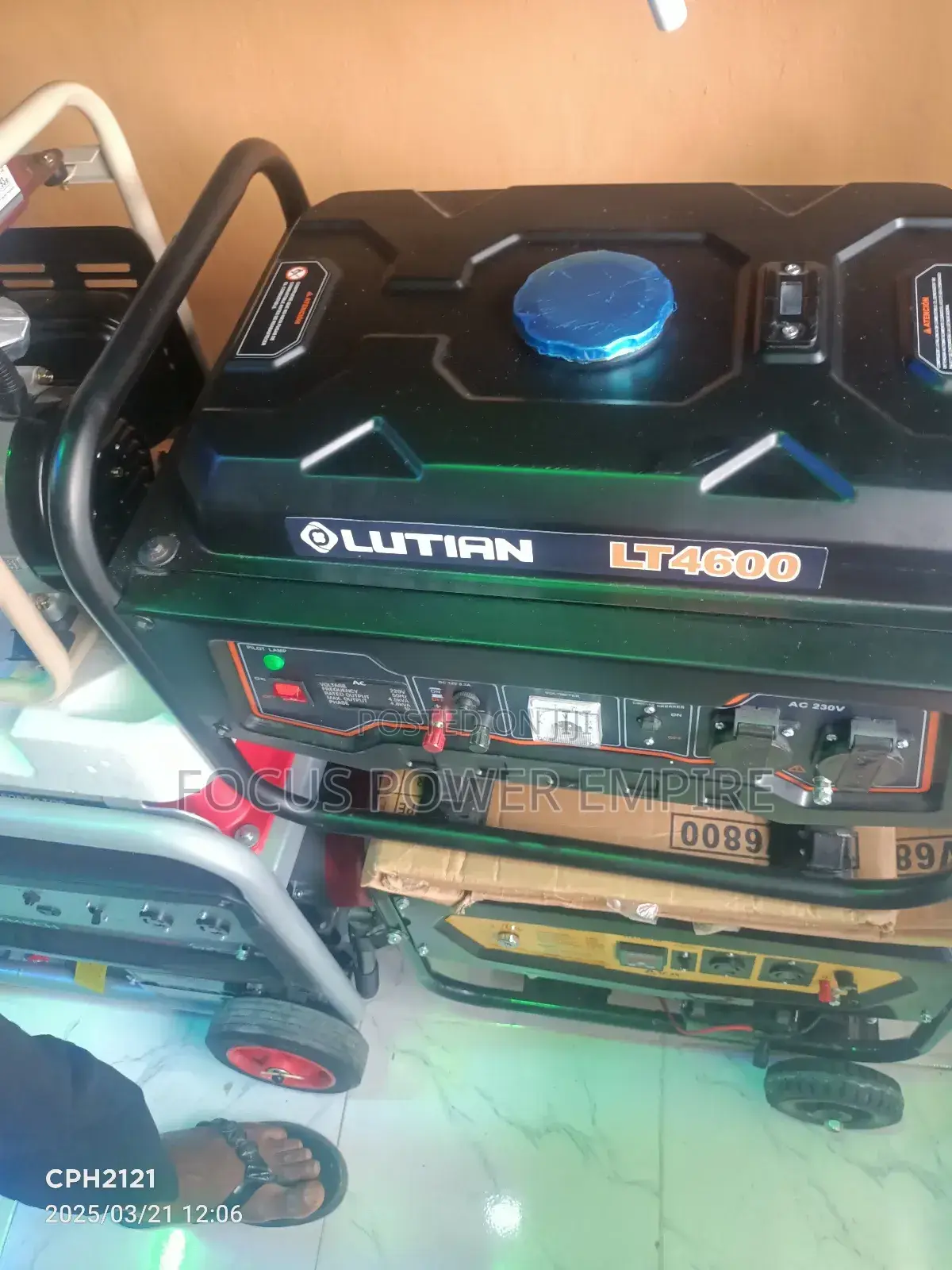 4.5kva of Original Lutian Generator Silent Noisy Copper
