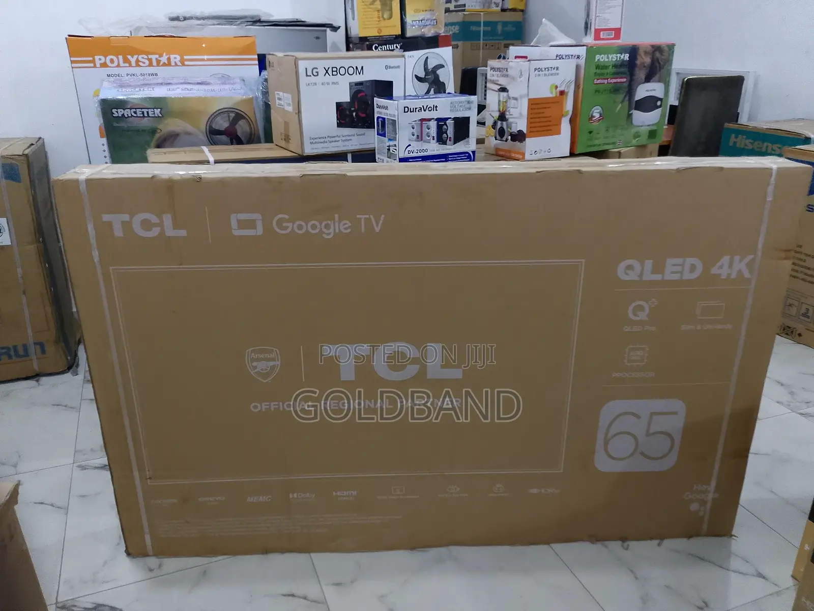 TCL 65 Inches Enerfy Efficient Qled Smart Google Tv