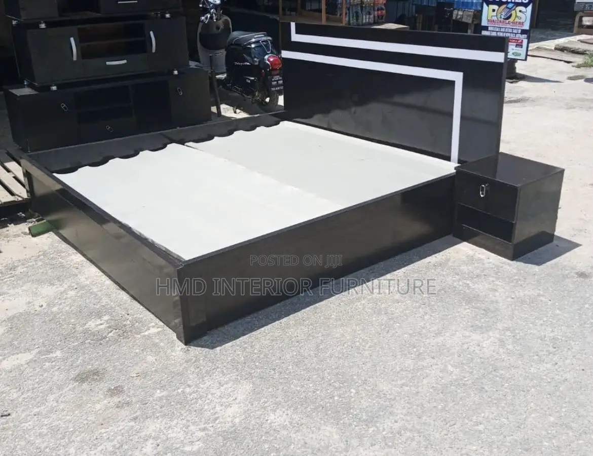 Simple Bedframe 4 1/2 by 6ft With Side Drawer