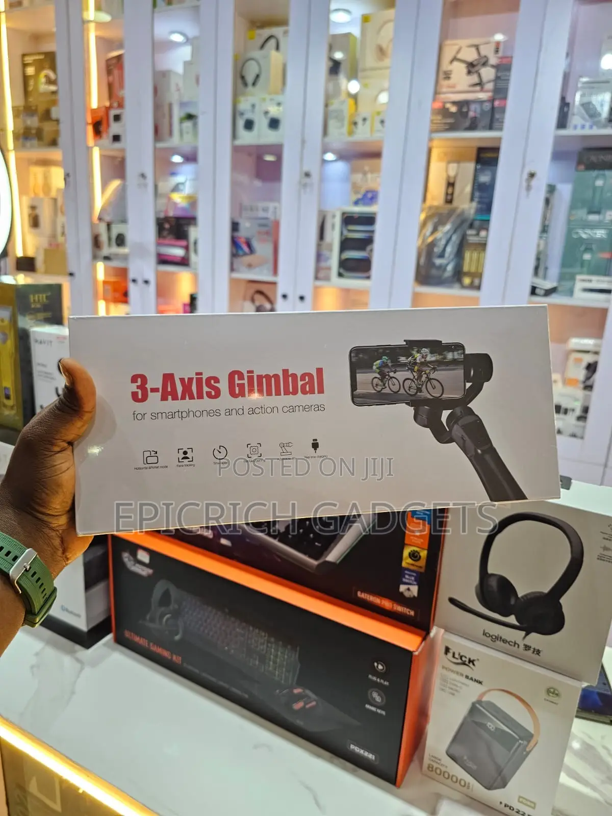3 Axis Gimbal for Phones and Action Camera