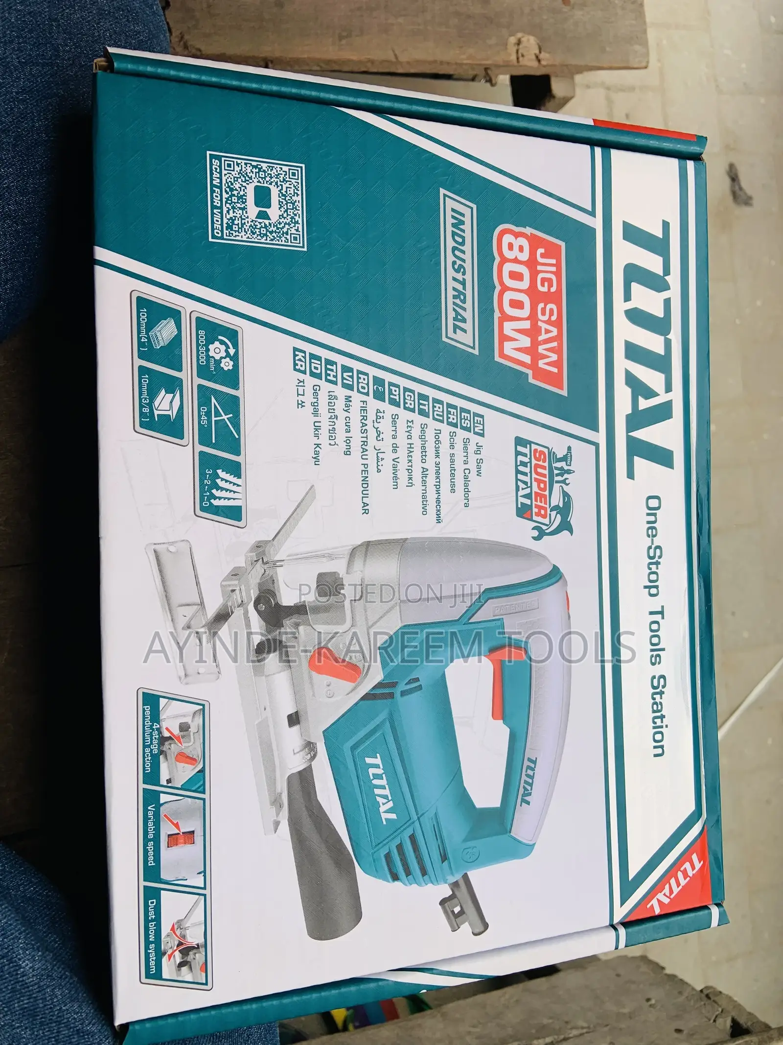Jig Saw Industrial 800w