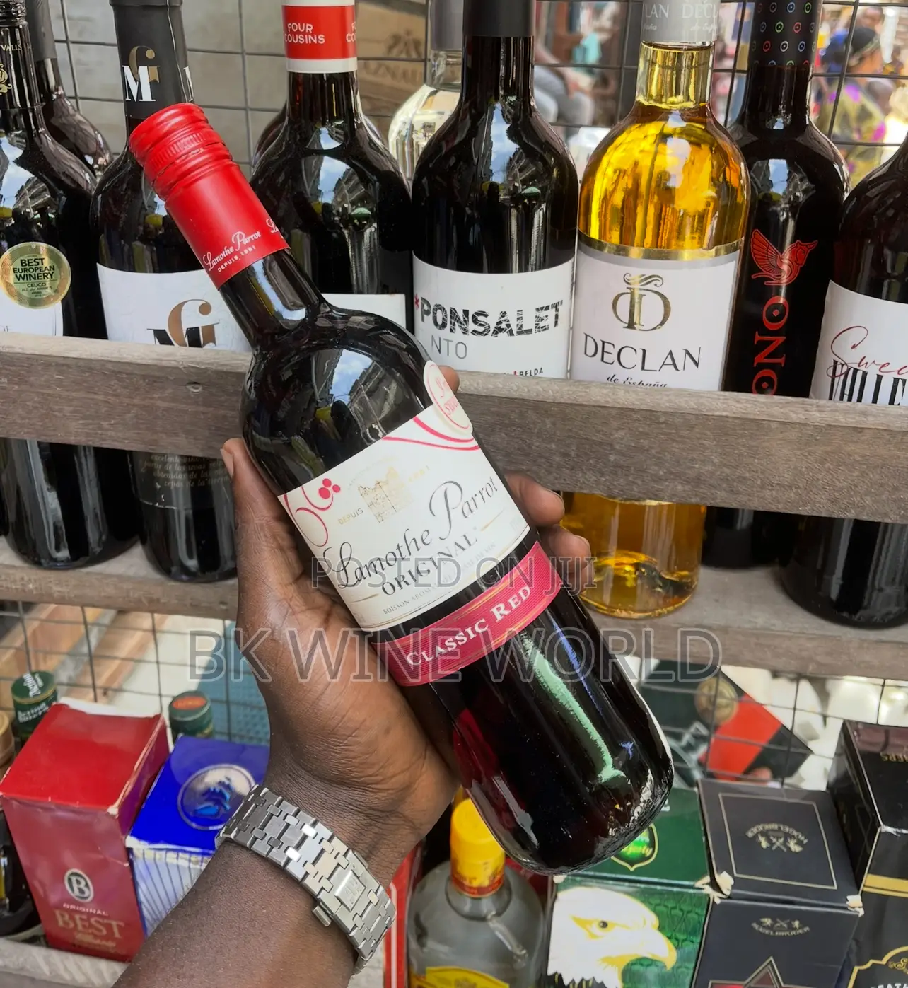 Lamothe Parrot Classic Sweet Red Wine - 75cl X 12 Bottles