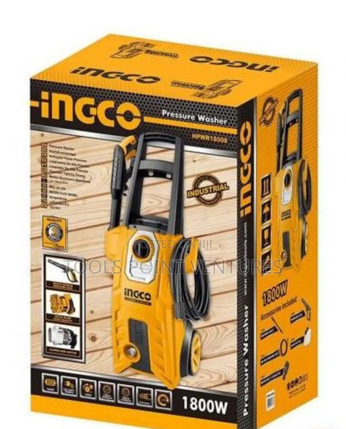 1800w Ingco Pressure Washer