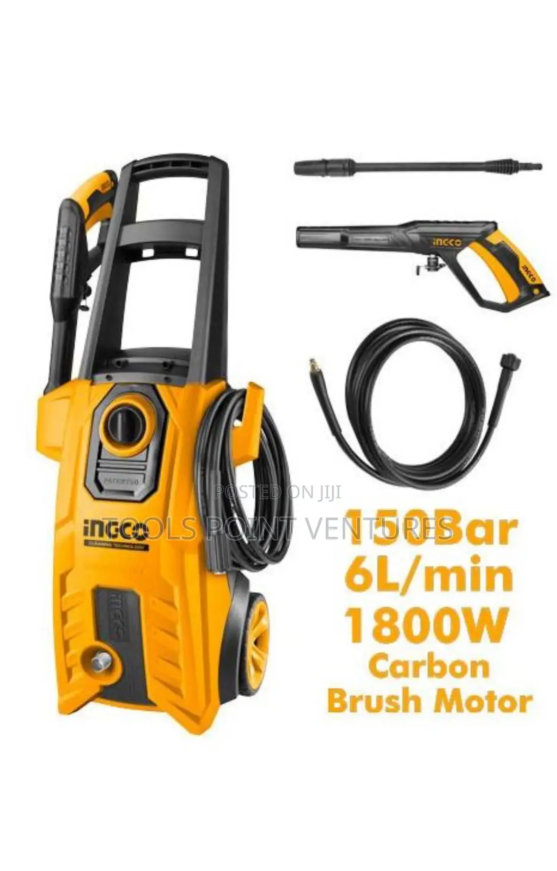 1800w Ingco Pressure Washer