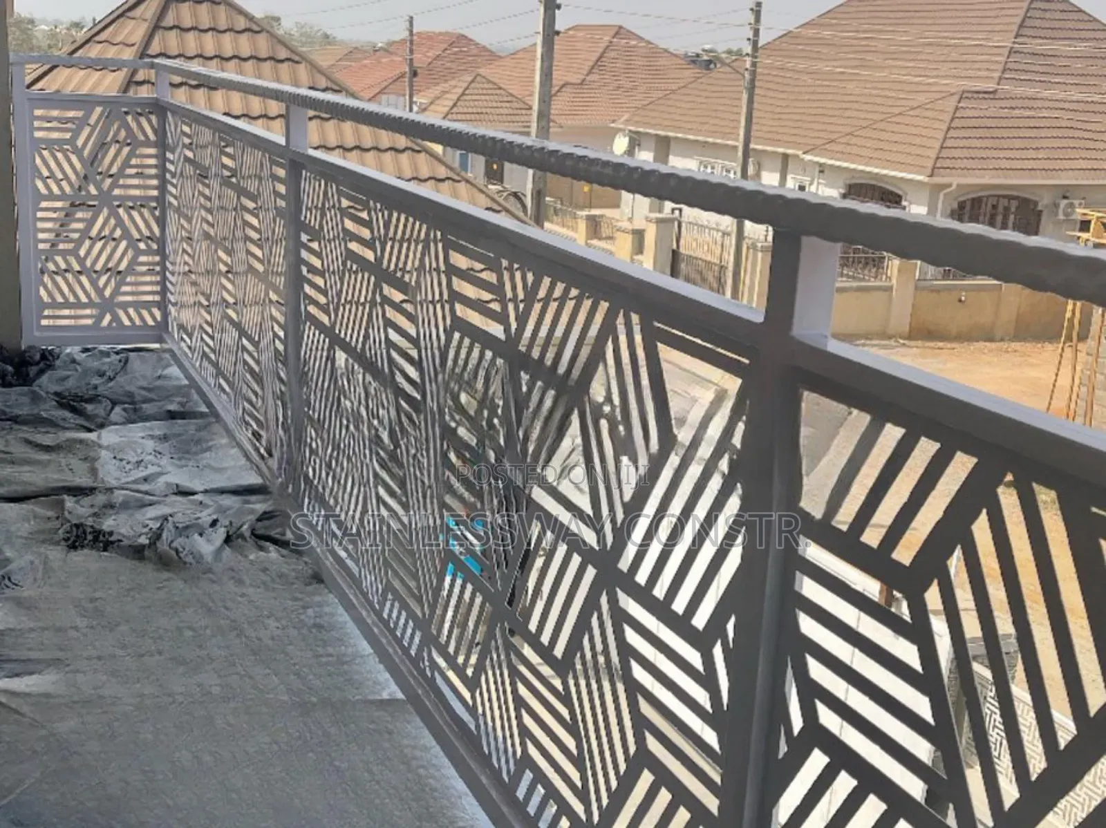 Lasercut Incrit Balcony Railing