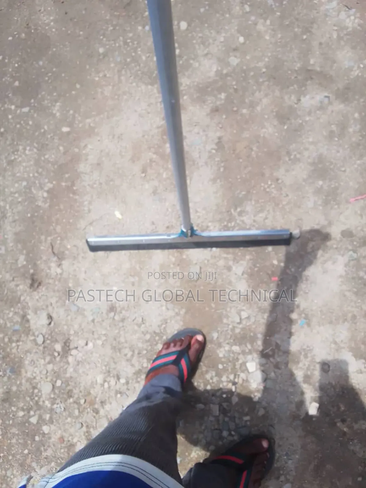 Floor Squeegee: 24 in Blade Wd, Neoprene, Straight,
