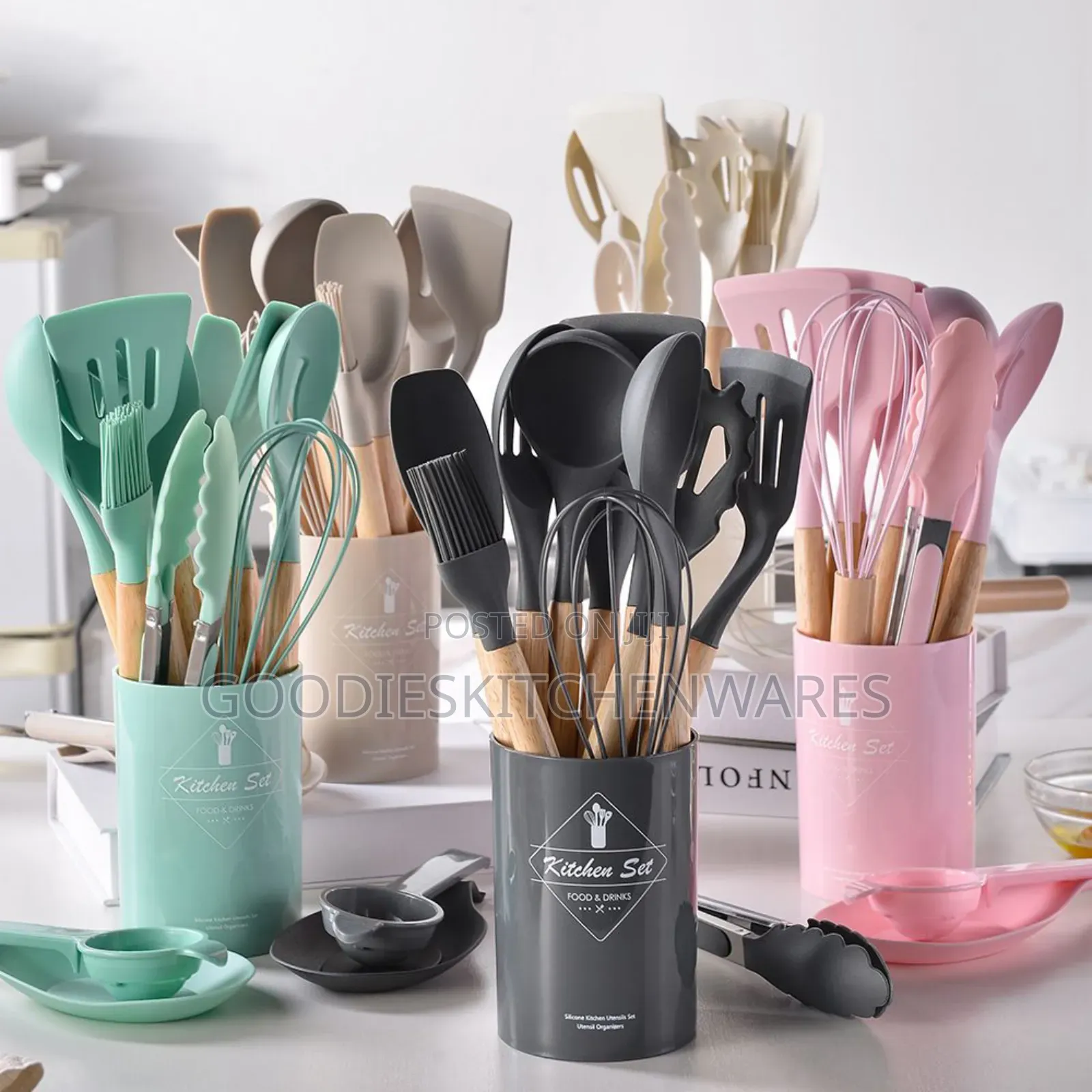 12 PCS Silicone Spoon At