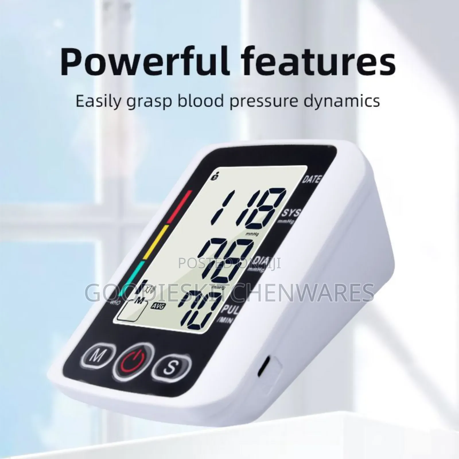 Blood Pressure Monitor With Voice