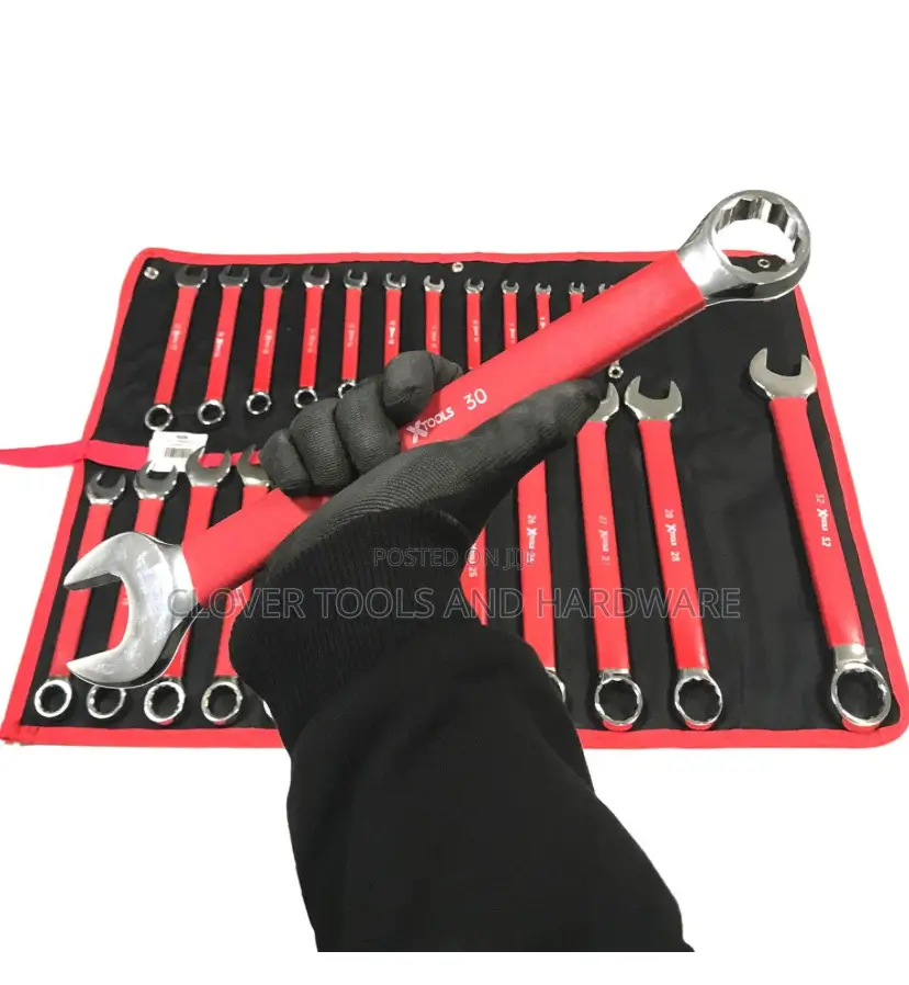 14 Piece Combination Spanner Set 6-32mm Metric Mechanics