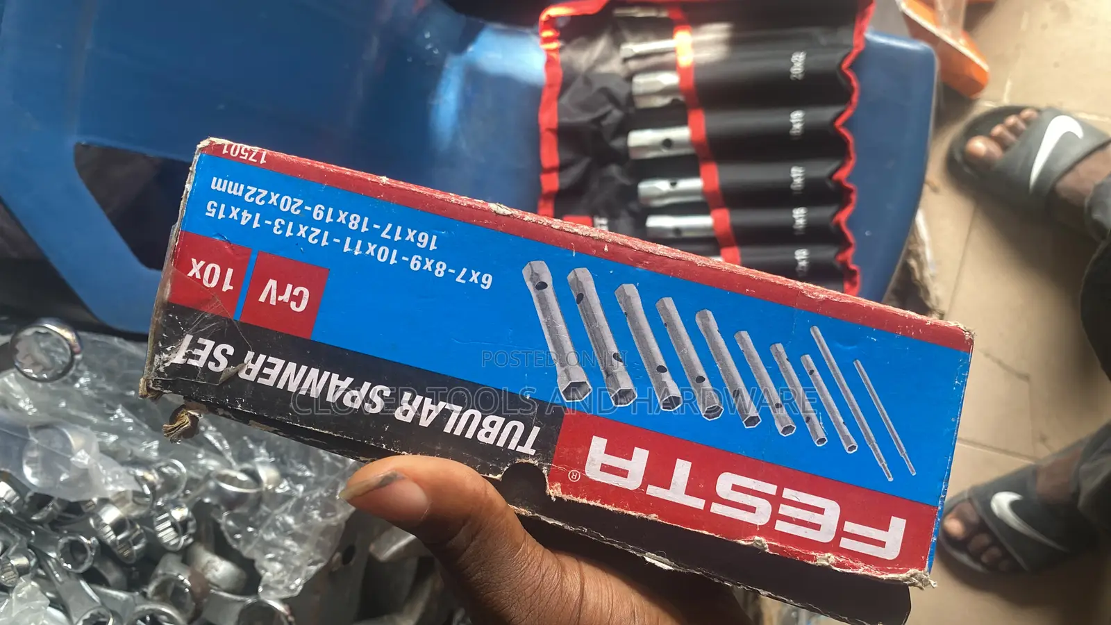 Tubular /Box Spanner Set10pcs Professional Wrench Tool Kit