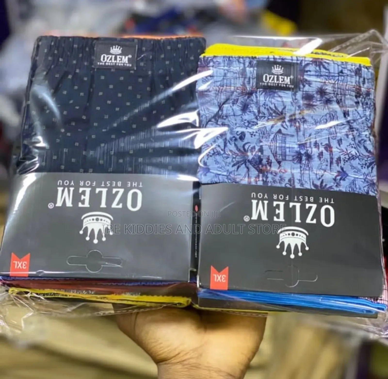 A Pack of 10 Ozlem Pure Cotton Boxers