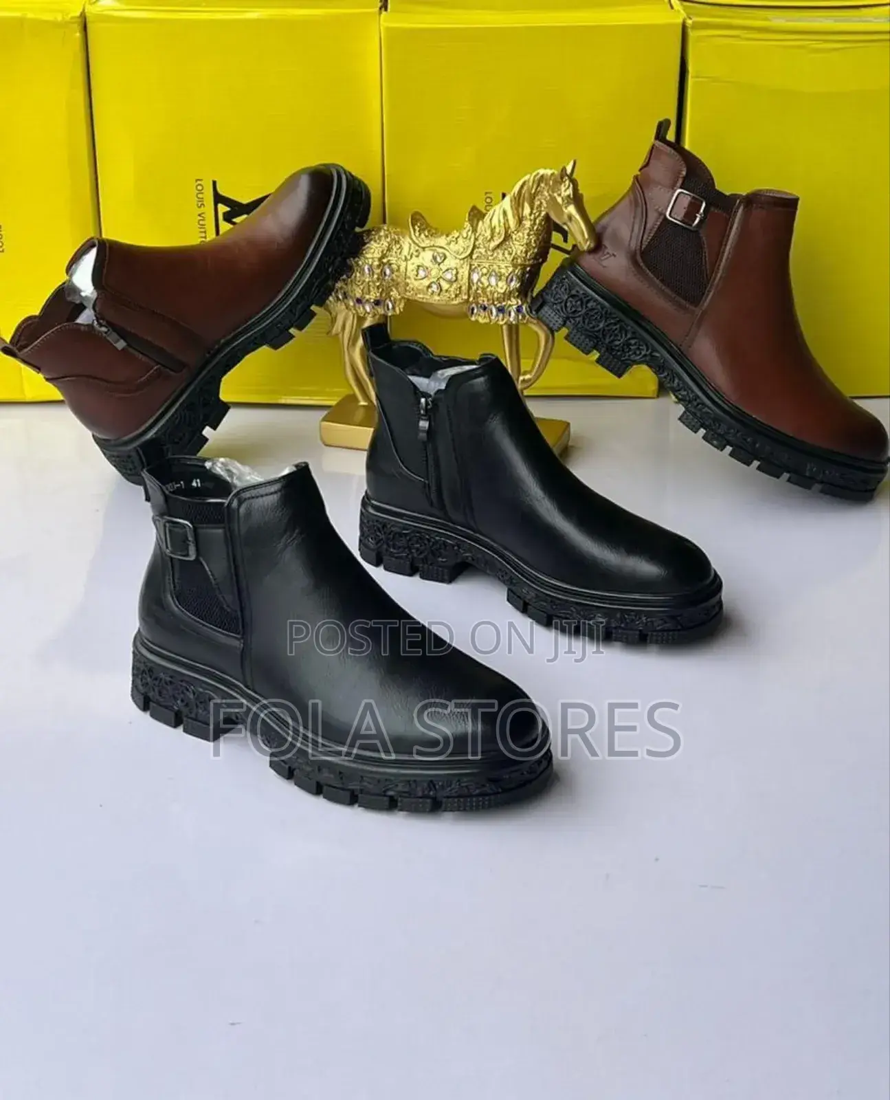 Louis Vuitton Corporate Boots