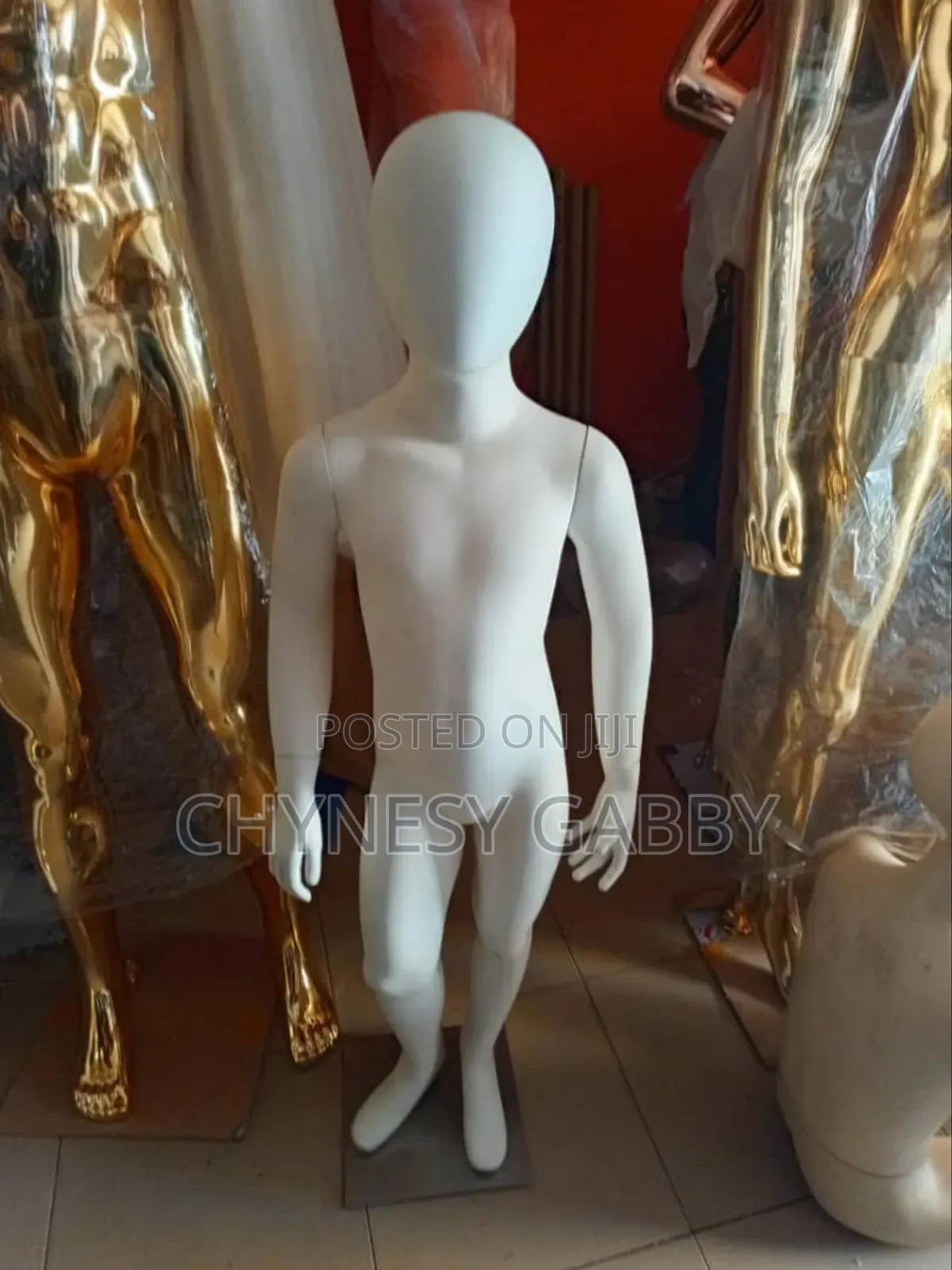 Fiber White Children Mannequin