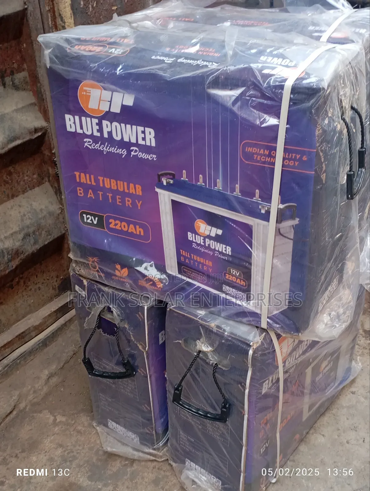 Blue Power Tubular Battery 12v 220ahms