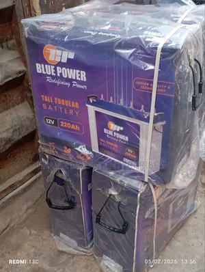 Blue Power Tubular Battery 12v 220ahms