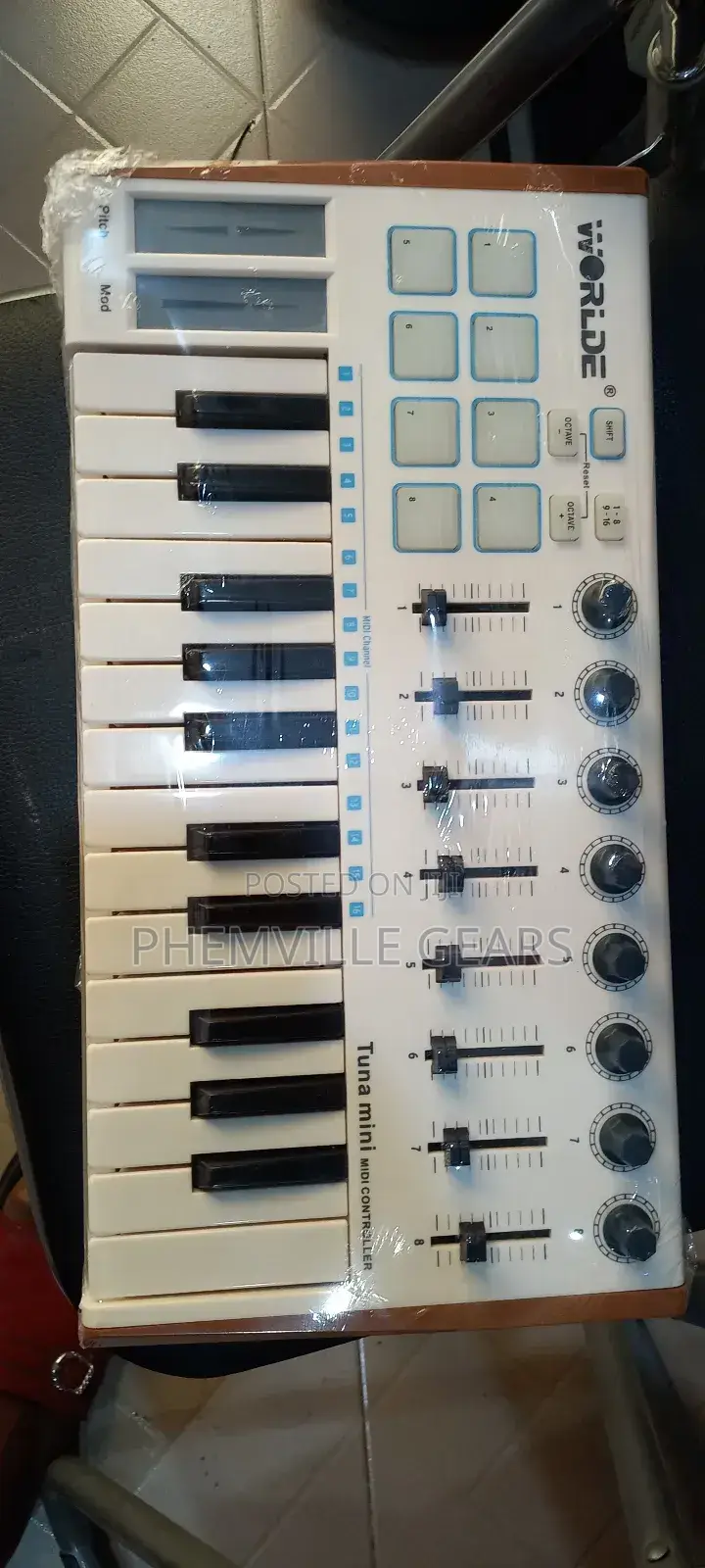 Worlde Midi Uk Used Keyboard