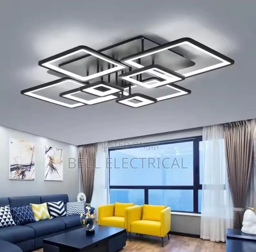 Modern Living Room Lights Nordic Black