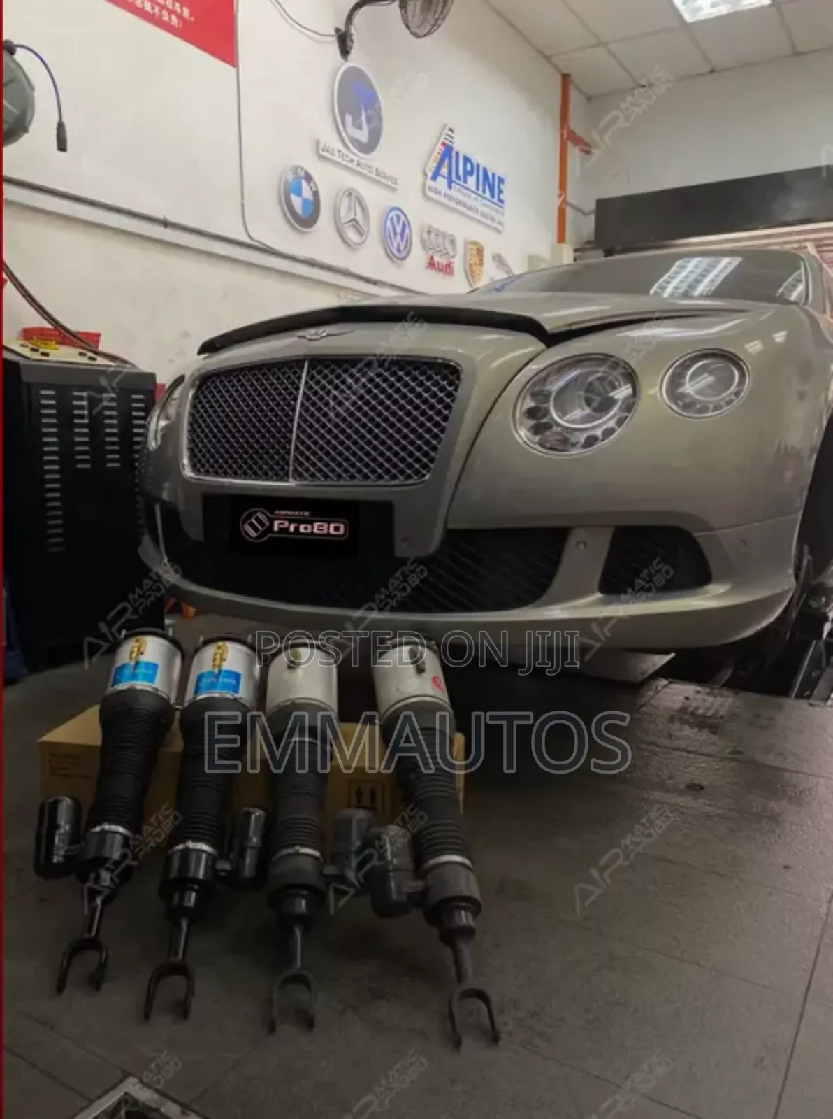 Front Balloon Shocks Bentley Continental Gts