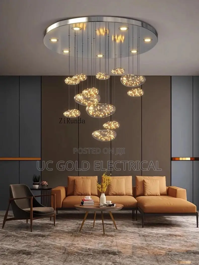 *Starry Sky Stair Light Modern Minimalist Duplex Apartment