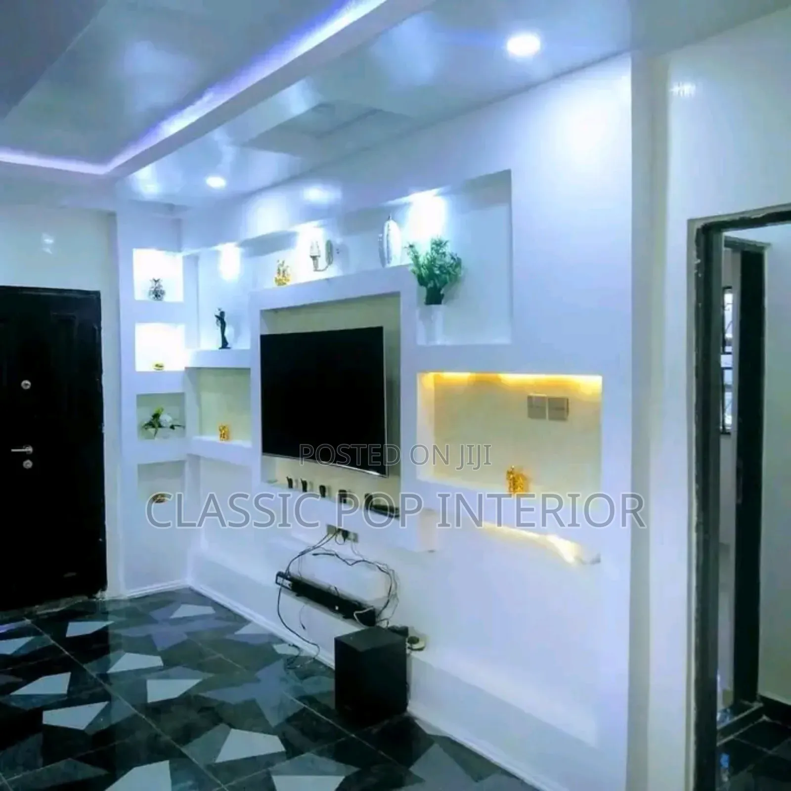 Plasterboard Tv Stand Design